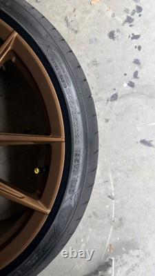 Staggered 20/21 Ferrari Wheels & Tire for 812 488 FF F8 F12 458 mat bronze