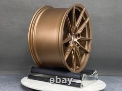 Staggered 20/21 Ferrari Wheels & Tire for 812 488 FF F8 F12 458 mat bronze