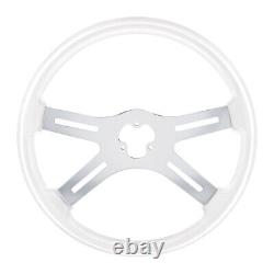 Steering Wheel 457.20mm Wheel Diameter, Round Shape, Flat Dish Depth 88263