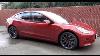 Tesla Model 3 Chrome Delete With Red Handles And Turbine Grey Wheels