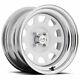 U. S. WHEEL Daytona 022 Rim 16X10 4X114.3 Offset 0 White/Chrome (Quantity of 4)