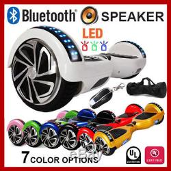 UL Chrome 6.5 Self Balancing 2 Wheel Electric Scooter Hoverboard LED Bluetooth