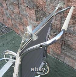 Unique Babyhood Wonda Folding Baby Carriage Frame Spoke Wheel Chrome Fender