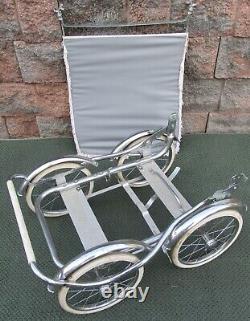 Unique Babyhood Wonda Folding Baby Carriage Frame Spoke Wheel Chrome Fender