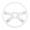 United Pacific 88263 Steering Wheel 18, Glacier White, 4 Spoke