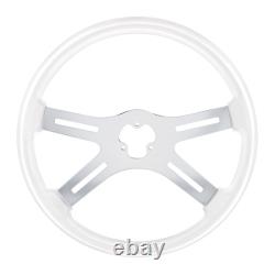 United Pacific 88263 Steering Wheel 18, Glacier White, 4 Spoke