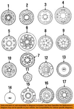 Used Wheel fits 1996 Ford Bronco 15x7-1/2 steel chrome ID F5HT-1015-HA Grade A