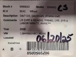 Used Wheel fits 2008 Jeep Grand cherokee 18x7-1/2 aluminum chrome clad Grade B