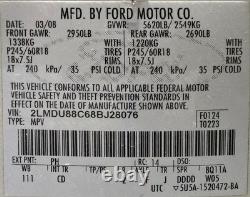 Used Wheel fits 2008 Lincoln Mkx 18x7-1/2 8 spoke TPMS chrome Grade A