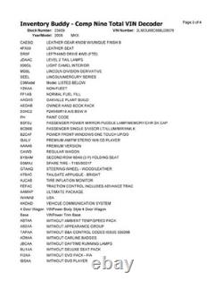 Used Wheel fits 2008 Lincoln Mkx 18x7-1/2 8 spoke TPMS chrome Grade A