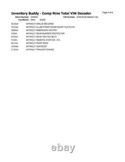 Used Wheel fits 2009 Ford Edge 18x7-1/2 aluminum TPMS 10 spoke chrome clad Grad