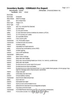 Used Wheel fits 2009 Ford Edge 18x7-1/2 aluminum TPMS 10 spoke chrome clad Grad