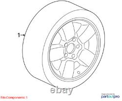 Used Wheel fits 2009 Jeep Grand cherokee 18x8 aluminum chrome clad Grade C