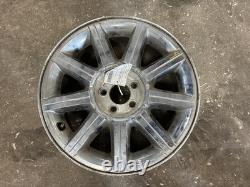Used Wheel fits 2012 Chrysler 300 18x7-1/2 alloy chrome clad chrome plastic ski
