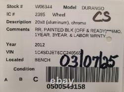 Used Wheel fits 2012 Dodge Durango 20x8 aluminum chrome Grade C