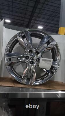 Used Wheel fits 2012 Ford Edge 20x8 TPMS 5 split spoke chrome clad Grade A