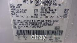 Used Wheel fits 2014 Ford Edge 18x8 aluminum TPMS 10 spoke chrome clad Grade A