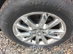Used Wheel fits 2014 Ford Edge 18x8 aluminum TPMS 10 spoke chrome clad Grade C