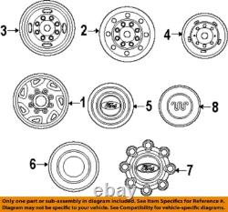 Used Wheel fits 2014 Ford F250SD PICKUP 18x8 SRW TPMS aluminum 7 spoke chrome c