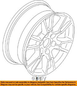 Used Wheel fits 2015 Ford F150 PICKUP 18x7-1/2 aluminum 6 spoke chrome Grade C