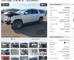 Used Wheel fits 2015 Gmc Yukon xl 1500 22x9 7 spoke silver with chrome inserts