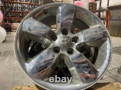Used Wheel fits 2015 Ram Dodge 1500 pickup road wheel 20x8 chrome clad opt WRK