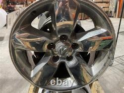 Used Wheel fits 2015 Ram Dodge 1500 pickup road wheel 20x8 chrome clad opt WRK