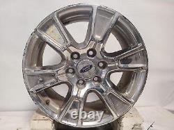 Used Wheel fits 2016 Ford f150 pickup 18x7-1/2 aluminum 6 spoke chrome Gra