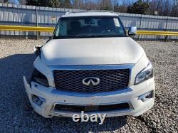 Used Wheel fits 2016 Infiniti QX80 22x8 alloy 14 spoke dark chrome Limited pack