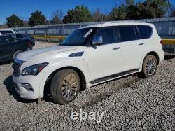 Used Wheel fits 2016 Infiniti QX80 22x8 alloy 14 spoke road wheel dark chrome L