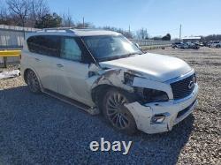 Used Wheel fits 2016 Infiniti QX80 22x8 alloy 14 spoke road wheel dark chrome L