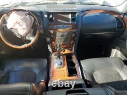 Used Wheel fits 2016 Infiniti QX80 22x8 alloy 14 spoke road wheel dark chrome L