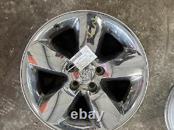 Used Wheel fits 2016 Ram Dodge 1500 pickup road wheel 20x8 chrome clad opt WRK