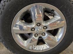 Used Wheel fits 2016 Ram Dodge 1500 pickup road wheel 20x8 chrome clad opt WRK