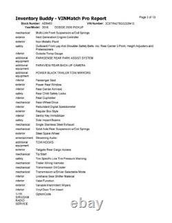 Used Wheel fits 2016 Ram Dodge 2500 pickup road wheel 18x8 5 spoke chrome opt W