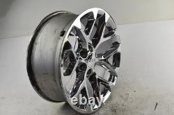 Used Wheel fits 2017 Gmc Yukon 22x9 6 spoke double chrome opt SEY Grade C
