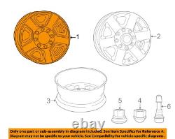 Used Wheel fits 2018 Ram Dodge 2500 pickup 18x8 5 spoke chrome opt WBH Grade A