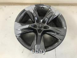 Used Wheel fits 2018 Toyota Highlander 19x7-1/2 alloy 5 spoke chrome dark chrom