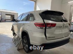 Used Wheel fits 2018 Toyota Highlander 19x7-1/2 alloy 5 spoke chrome dark chrom