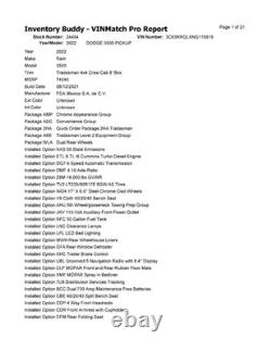 Used Wheel fits 2022 Ram Dodge 3500 pickup Chassis Cab DRW 17x6 steel chrome Gr