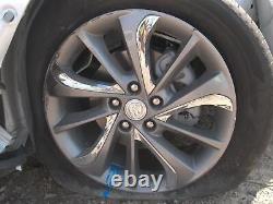 Used Wheel fits 2023 Buick Encore gx 18x7-1/2 10 spoke silver with chrome inser