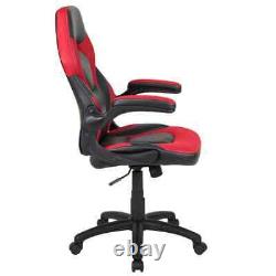 Vibrant White/Chrome Task Chair with Tractor Seat