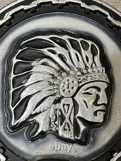 Vintage 1 Jeep Cherokee Wagoneer Chief Indian Head S Emblem Badge 1970-1981