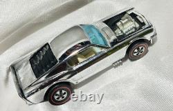 Vintage Hot Wheels REDLINE 1970 Chrome Boss Hoss. MINT. White Interior