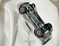 Vintage Hot Wheels REDLINE 1970 Chrome Boss Hoss. MINT. White Interior