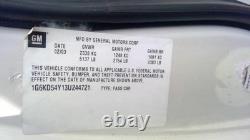Wheel 5 Lug Base 16x7 7 Spoke Chrome Opt QC6 Fits 03-05 DEVILLE 1193209