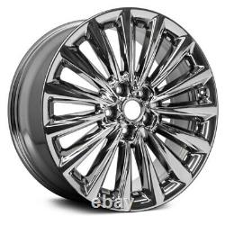 Wheel For 2015 Kia K900 19x9 Alloy 15 I Spoke PVD Chrome Painted White 5-114.3mm