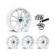 Wheel Rims Set with Chrome Lug Nuts Kit for 20-24 Cadillac CT4 P813309 17 inch