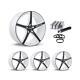 Wheel Rims Set with Chrome Lug Nuts Kit for 86-04 Cadillac Seville P813496 17 in