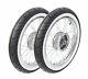 Wheels Pass for simson S51 S50 S53 KR51 schwalbe Star Chrome White Wall Tires